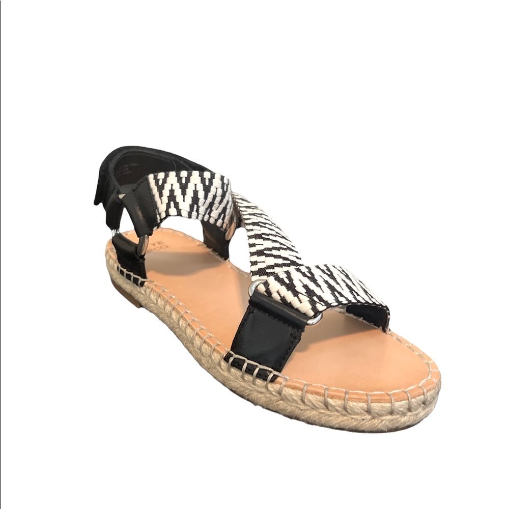 Frye and Co. Espadrille Asymmetrical Sandal, 6.5 M